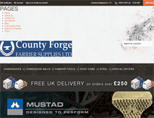 Tablet Screenshot of countyforge.com